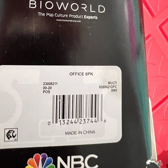 Men’s casual crew socks THE OFFICE 6 pair for shoe sz 8-9-10-11-12 - Picture 5 of 7